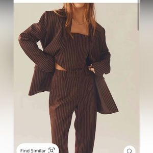 Peppermayo 3 piece pant suit with corset top